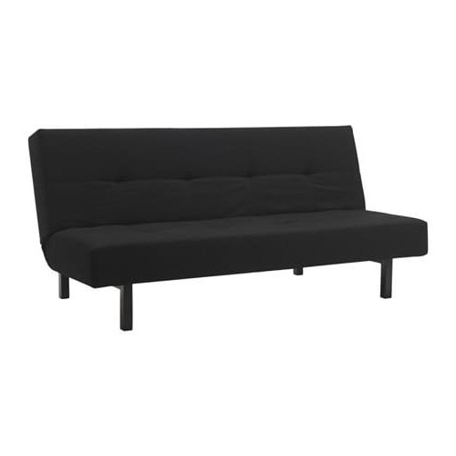 Most Recent Ikea Sofa Chairs With Regard To Balkarp Sleeper Sofa – Knisa Black – Ikea (View 17 of 20)