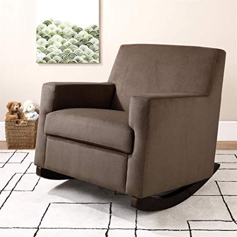 Most Recent Katrina Grey Swivel Glider Chairs In Amazon: Baby Relax The Naomi Nursery Rocker Chair, Brown: Baby (View 12 of 20)