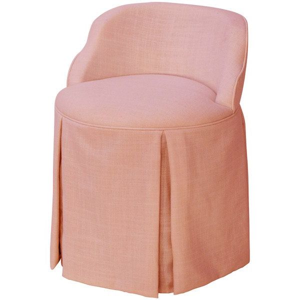 Most Recent Shop Skyline Furniture Skyline Linen Petal Vanity Chair – On Sale Inside Allie Dark Grey Sofa Chairs (View 19 of 20)