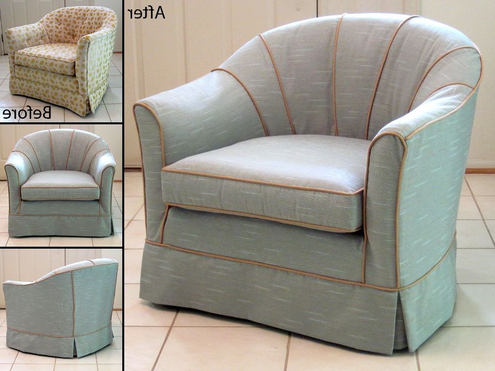 Most Up To Date Slipcovered Barrel Back Chair (View 5 of 20)