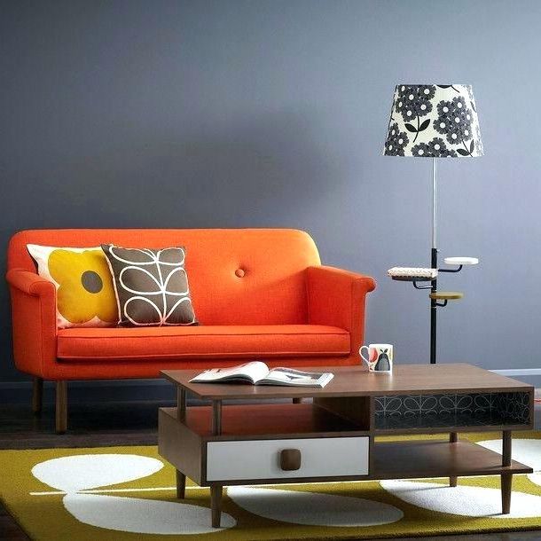 Orange Sofas Living Room Orange Living Room Furniture Orange County Regarding Preferred Orange Sofa Chairs (View 20 of 20)