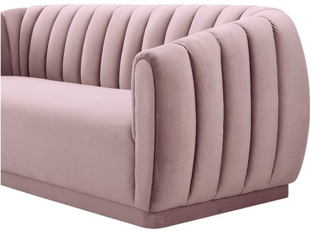 Popular Marissa Sofa Chairs Within Marissa Velvet Sofa, Blush (View 6 of 20)