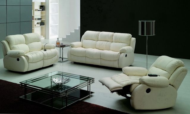 Recliner Sofa Chairs Throughout Most Current Free Shipping Modern Design Luxury 1+2+3 Modern Reclining Sofas (View 9 of 20)