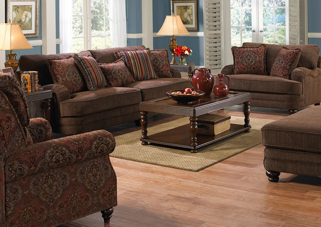 Red Barn Furniture Outlet Brennan Auburn Sofa & Loveseat Pertaining To Most Up To Date Brennan Sofa Chairs (View 5 of 20)