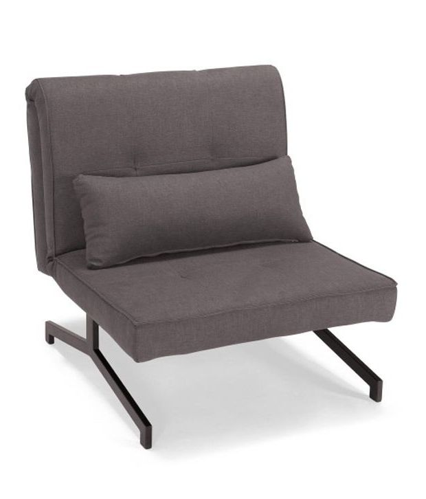 Single Chair Sofa Bed Intended For Trendy Folding Single Chair Sofa Cum Bed In Dark Grey Colorfurny With (View 11 of 20)
