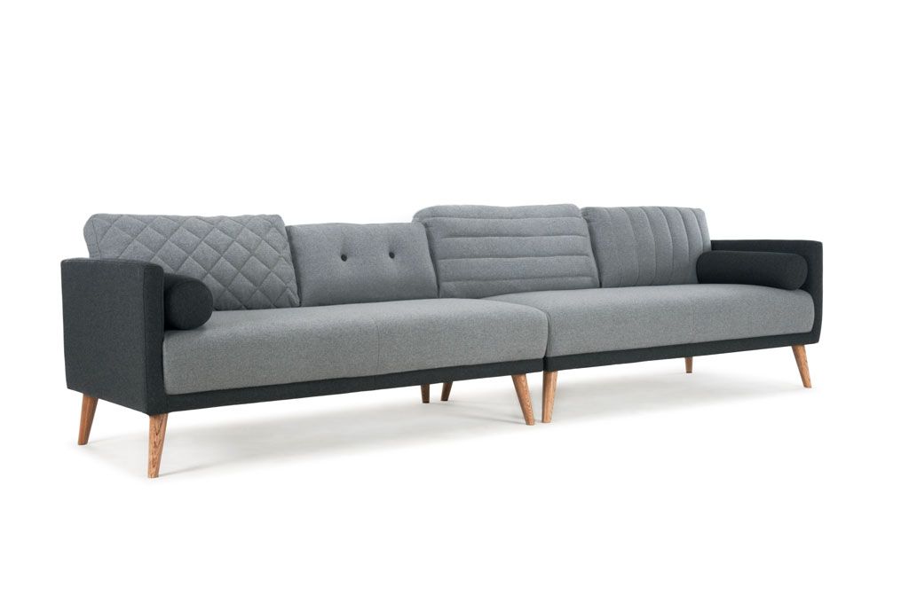 Sixten, 4 Seater Sofa, Andie Light Grey/andie Antracit With Regard To Preferred Allie Dark Grey Sofa Chairs (View 18 of 20)