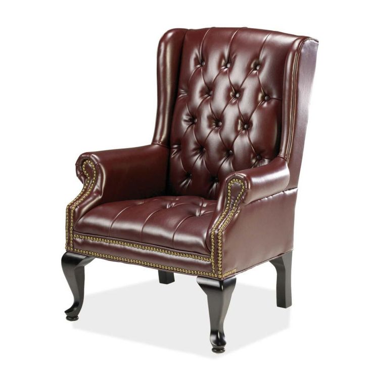Well Known High Wingback Office Chair:: Pleasant Wingback Office Chair Highest Pertaining To Kawai Leather Swivel Chairs (View 19 of 20)