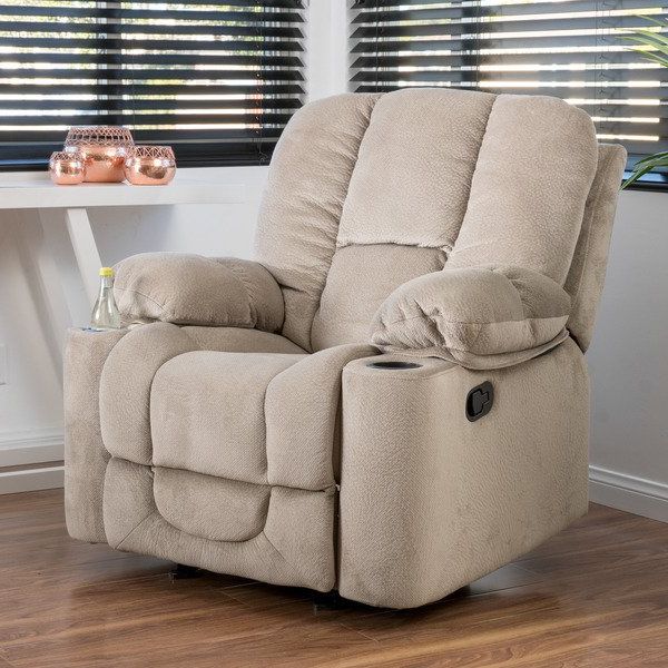 Well Known Shop Gannon Fabric Glider Recliner Club Chairchristopher Knight Inside Gannon Linen Power Swivel Recliners (View 1 of 20)