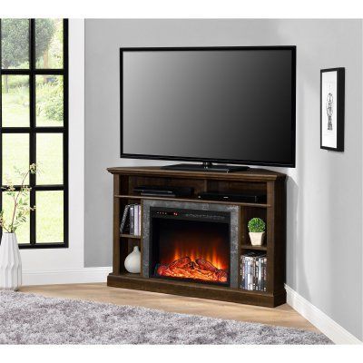 Widely Used Altra Overland 47.6 In. Electric Corner Fireplace – Espresso Throughout 50 Inch Fireplace Tv Stands (Photo 16 of 20)
