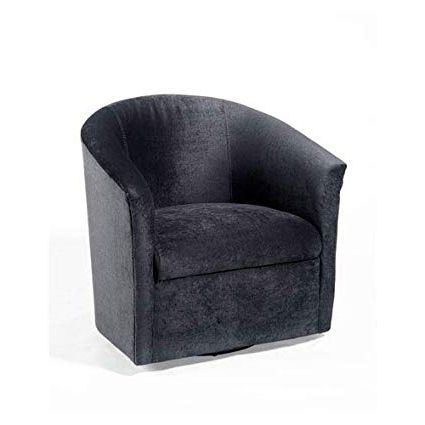 Widely Used Charcoal Swivel Chairs Pertaining To Amazon: Comfort Pointe Elizabeth Charcoal Swivel Chair: Kitchen (View 4 of 20)