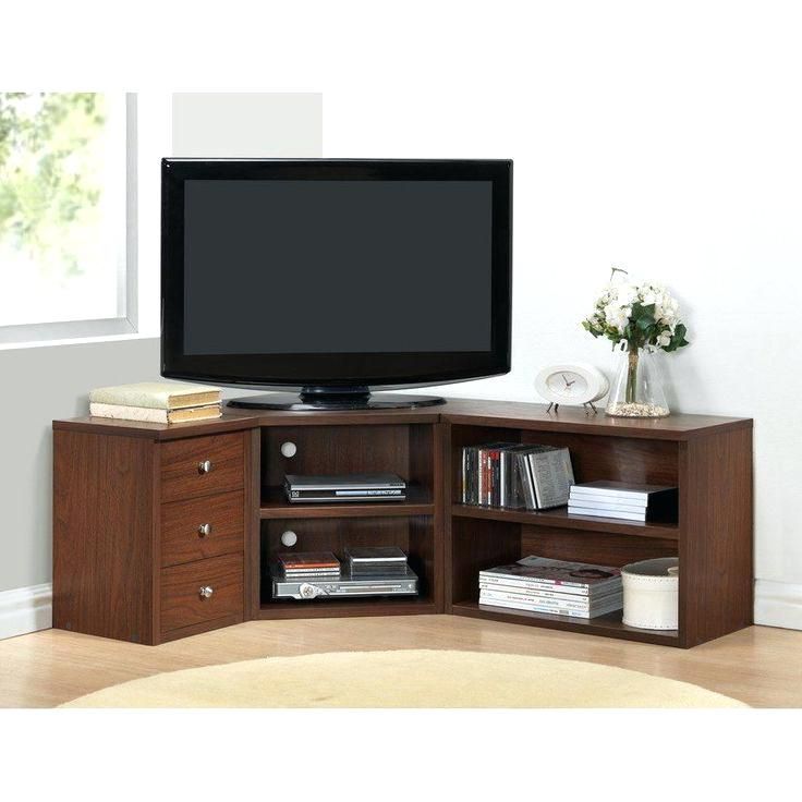 2018 Corner Units Tv Stand Kitchen Appealing Corner Unit Stand Stands Pertaining To Dark Brown Corner Tv Stands (View 5 of 20)