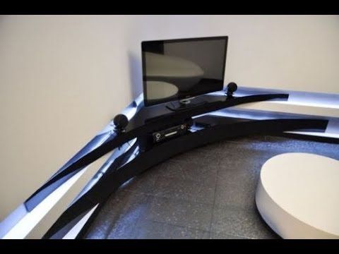 2018 Modern Corner Tv Stand – Youtube Inside Contemporary Corner Tv Stands (View 6 of 20)