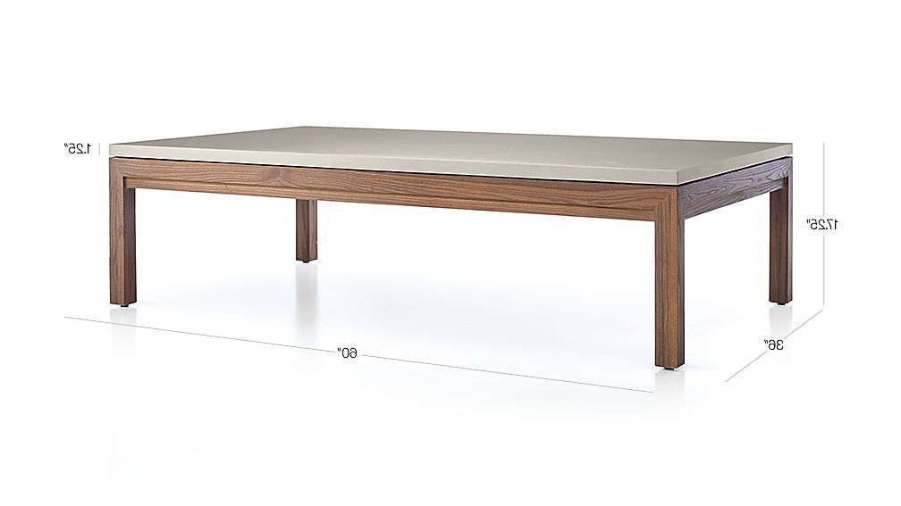 2018 Parsons Grey Solid Surface Top & Elm Base 48x16 Console Tables For Parsons Grey Solid Surface Top/ Elm Base 48x28 Small Rectangular (View 1 of 20)