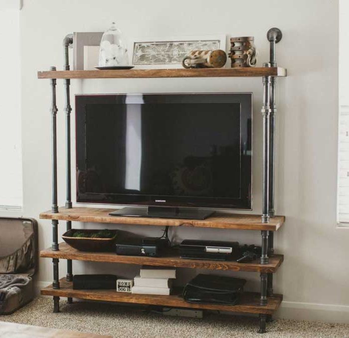 21+ Diy Tv Stand Ideas For Your Weekend Home Project Inside Most Popular Rectangular Tv Stands (View 18 of 20)