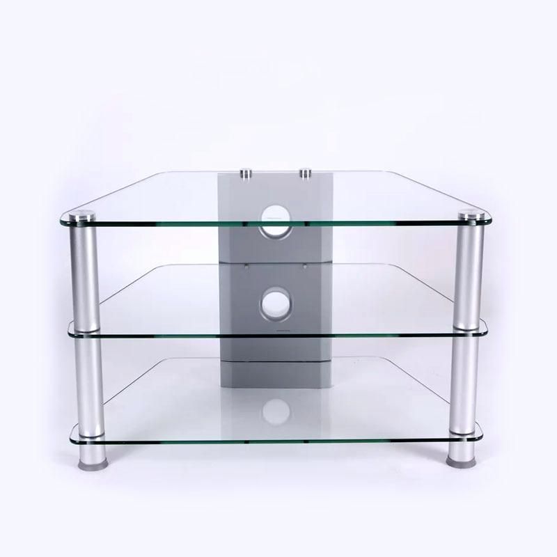 32 Inch Corner Tv Stand – Cabreuva Throughout Most Popular Silver Corner Tv Stands (View 8 of 20)