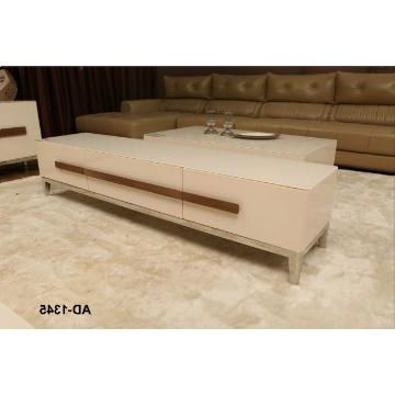 Ad 1345, China Super White Tempered Glass And Mdf Tv Cabinet With Inside Most Recent Cream High Gloss Tv Cabinets (Photo 4 of 20)