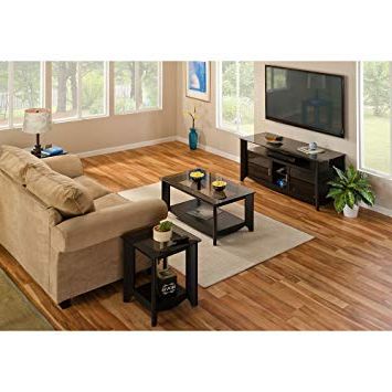 Amazon: Aero 56 Inch Tv Stand And Coffee Table With End Tables With Current Tv Stand Coffee Table Sets (View 17 of 20)
