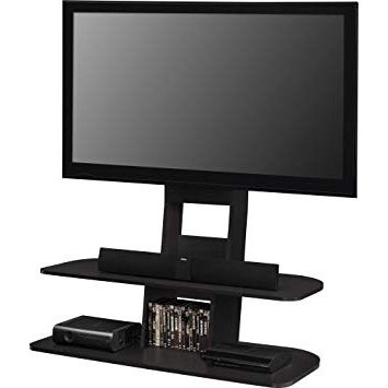 Amazon: Galaxy 65 Inch Black Tv Stand With Mount Sleek Black Intended For Latest Sleek Tv Stands (View 15 of 20)