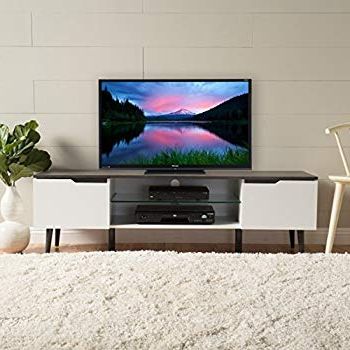 Amazon: Meble Furniture & Rugs Copenhagen Vero 59" Tv Stand Intended For 2018 Rowan 64 Inch Tv Stands (View 14 of 20)