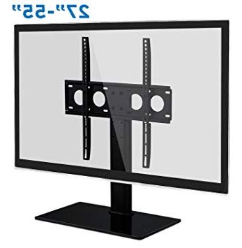Amazon: Universal Tabletop Tv Stand Base – Tv Mount Bracket With Regarding Current Tabletop Tv Stands (View 2 of 20)