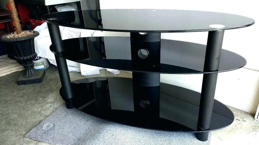 Best And Newest 3 Shelf Glass Tv Stand – Miradiostation Throughout Oval Glass Tv Stands (View 7 of 20)