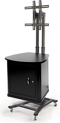 Black Steel Frame & Mdf Storage With Preferred Lockable Tv Stands (Photo 8 of 20)