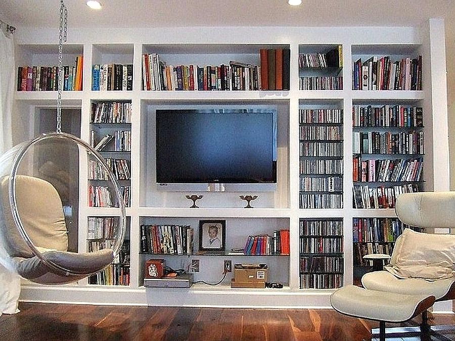 Bookshelf With Tv Custom Made Wall Units Inspirational Bookcase Wall Intended For Widely Used Bookshelf And Tv Stands (Photo 8 of 20)