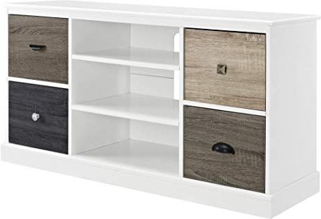Casey Grey 54 Inch Tv Stands Regarding Widely Used Amazon: Ameriwood Home 1739096 Mercer Tv Console With (View 1 of 20)