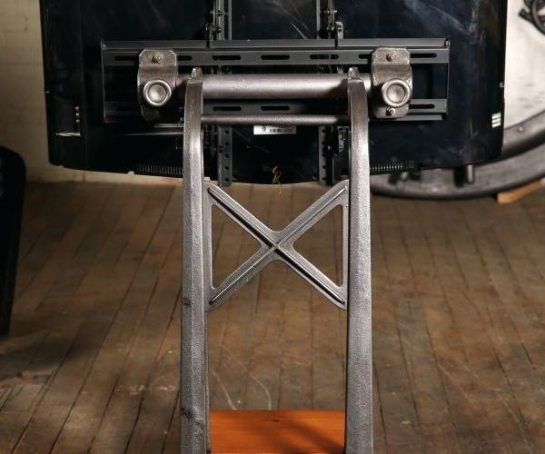 Cast Iron Tv Stands Within Widely Used Steampunk Tv Stand Like This Item Steampunk Style Tv Stand Steampunk (Photo 10 of 20)
