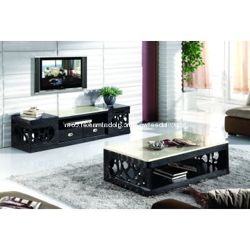 Cc23#&dc21#, China Marble Top Coffee Table & Tv Cabinet Living Room For Fashionable Coffee Tables And Tv Stands Sets (Photo 1 of 20)