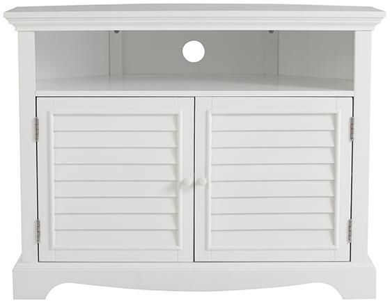 Charlotte Corner Tv Stand – Corner Tv Stand – Corner Tv Stands Throughout Popular White Small Corner Tv Stands (Photo 2 of 20)