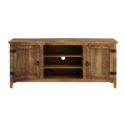 Cheap Oak Tv Stands Intended For Most Popular Wood – Tv Stands – Living Room Furniture – The Home Depot (View 2 of 20)