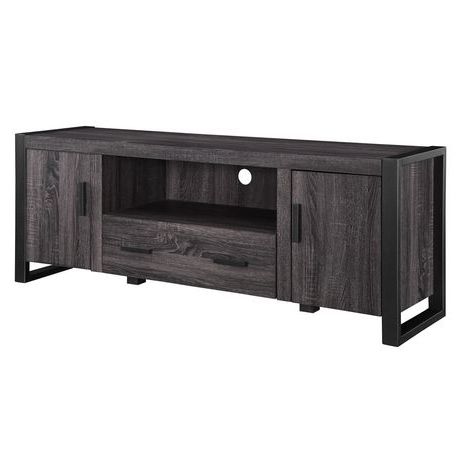 Cheap Wood Tv Stands Throughout Most Recently Released We Furniture 60" Grey Wood Tv Stand Console (View 19 of 20)