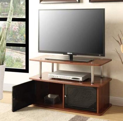 Cherry Wood Tv Stands With Regard To Most Current Amazon: Living Room Furniture Tv Stands Table Cabinet Cherry (View 16 of 20)