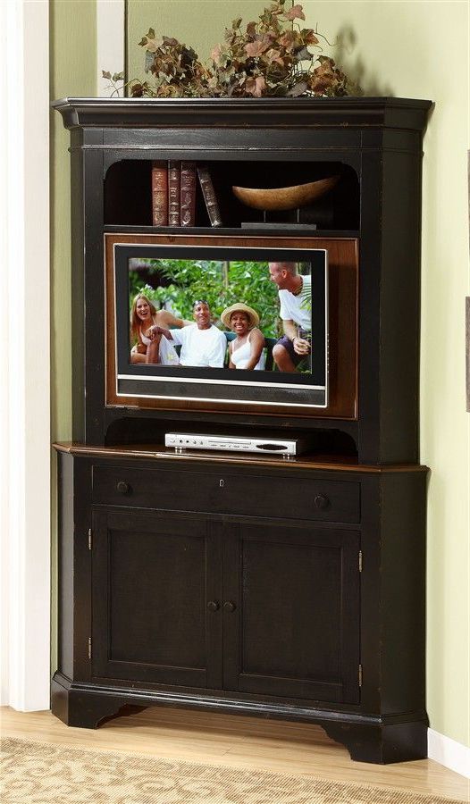 Featured Photo of Top 20 of Corner Tv Cabinets with Hutch