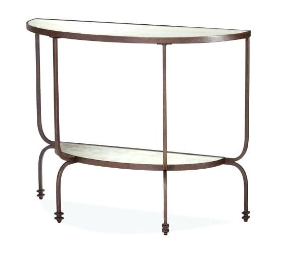 Current Demilune Console Wall Mounted Console Table Demilune Console Table Regarding Clairemont Demilune Console Tables (View 2 of 20)