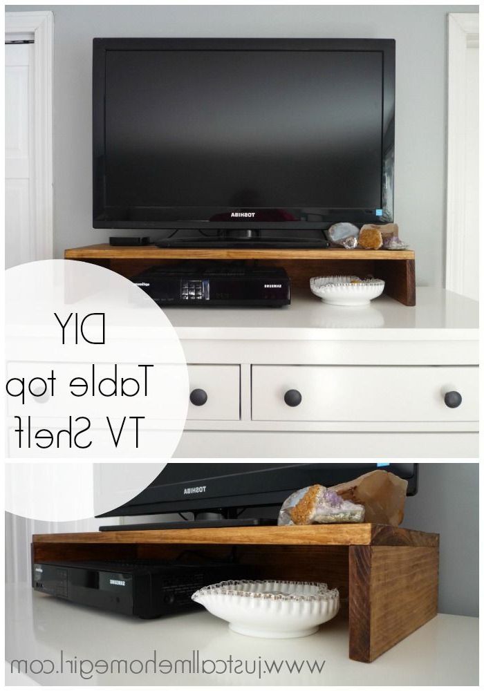 Current Diy Tabletop Tv Stand (View 5 of 20)