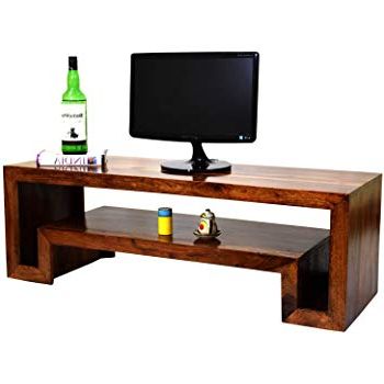 Daintree Tv Stands For 2017 Daintree Hema Solid Wood Tv Entertainment Unit (natural Teak Finish (View 13 of 20)