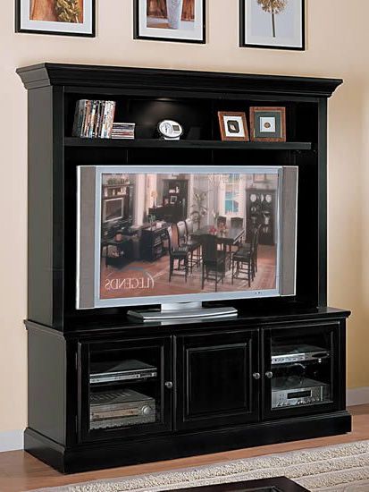 Dixon White 65 Inch Tv Stands Regarding 2017 Forest Glenn Plasma 65 Inch Tv Console/ Tv Stand With Lighted Hutch (View 5 of 20)