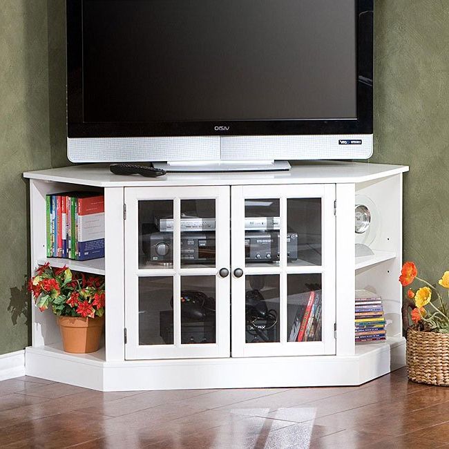 Ebay Regarding Most Current White Corner Tv Cabinets (View 17 of 20)