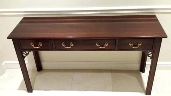 Exquisite Within Ethan Allen Console Table Palquest For Sofa Remodel Intended For Famous Ethan Console Tables (View 8 of 20)