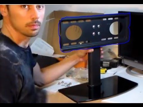Famous How To Setup Any Flatscreen Tv On Stand Review – Youtube In Universal Flat Screen Tv Stands (Photo 15 of 20)