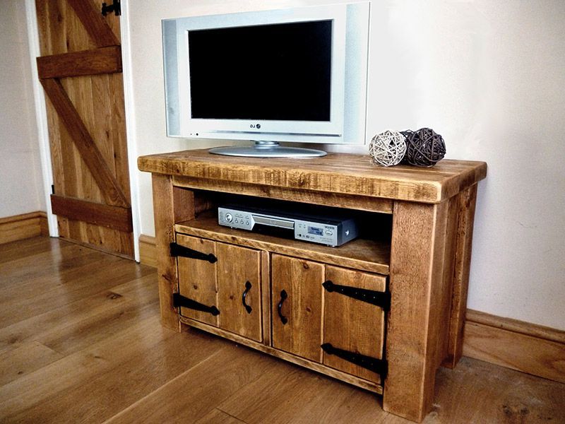 Famous Like The Barn Style Hinges And Large Posts. Used A Bit Of This In Pertaining To Rustic Pine Tv Cabinets (Photo 8 of 20)