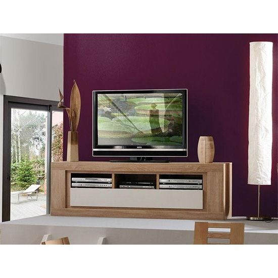Famous Season Wooden Tv Stand With High Gloss Cream Flap (View 5 of 20)