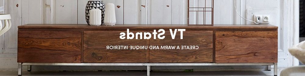 Famous Solid Wood Tv Stands – Oak, Teak, Mahogany Tv Stands – Tikamoon For Cheap Oak Tv Stands (View 13 of 20)