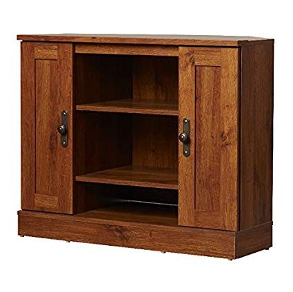 Famous Wooden Tv Stands For Flat Screens Within Amazon: Corner Tv Stands For Flat Screens – Entertainment Center (View 12 of 20)