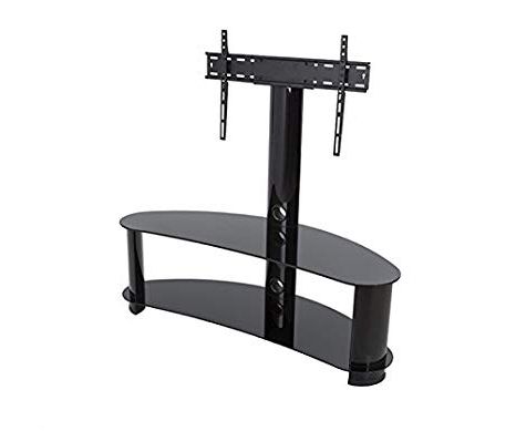 Fashionable Cantilever Glass Tv Stands With Regard To King Premium Upright Cantilever Tv Stand With Bracket: Amazon.co (View 18 of 20)