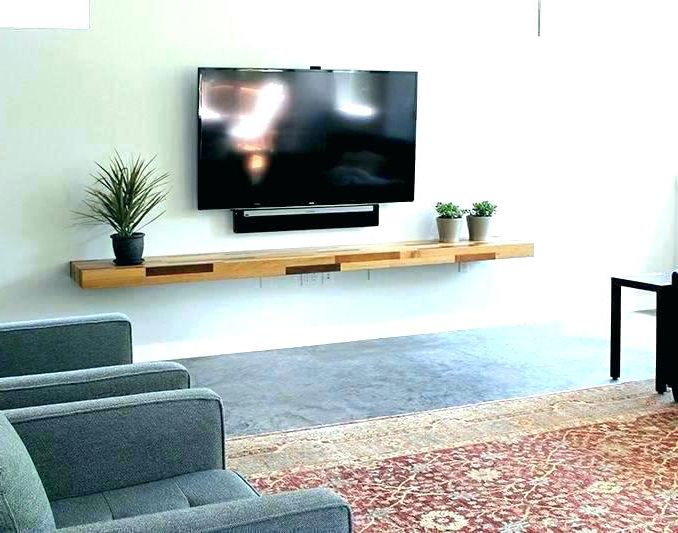 Fashionable Console Under Wall Mounted Tv Martin Furniture Ascend Wall Mounted Regarding Console Tables Under Wall Mounted Tv (Photo 5 of 20)