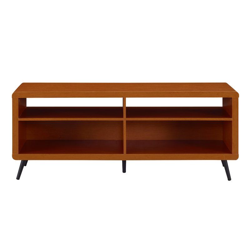 Fashionable Ivy Bronx Difranco Rounded Corner Wood 147cm Tv Stand & Reviews For Tv Stands With Rounded Corners (View 12 of 20)