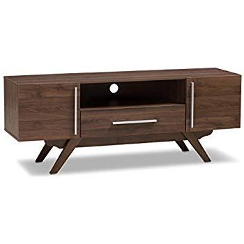 Favorite Draper 62 Inch Tv Stands For Amazon: Simpli Home 3axcdrp 08 Draper Solid Hardwood Mid Century (View 14 of 20)